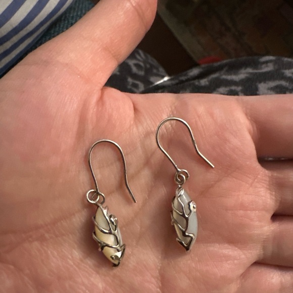 Nina Ricci Sterling Silver Jewelry Set Earrings & Ring (925)with Original Box - Picture 5 of 10